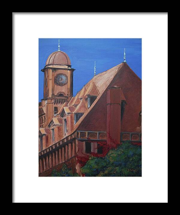 Richmond Framed Print featuring the painting Main Street Station by Donna Tuten