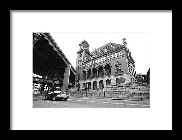 Main Street Station Framed Print featuring the photograph Main Street Station by Joseph C Hinson