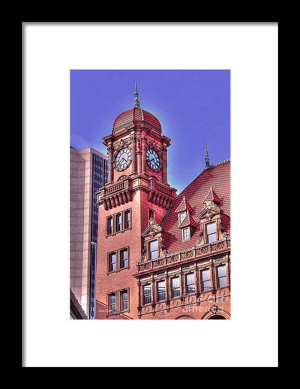 Richmond Va Framed Print featuring the photograph Richmond VA Main Street Station by Dave Lynch