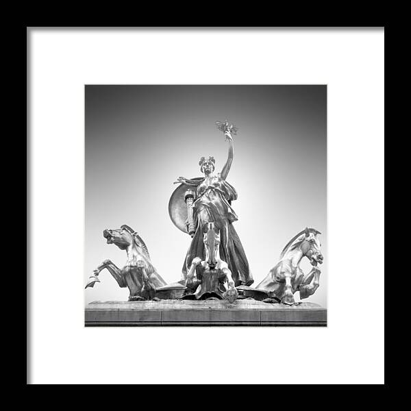 Central Park Framed Print featuring the photograph Maine Monument by Mike McGlothlen