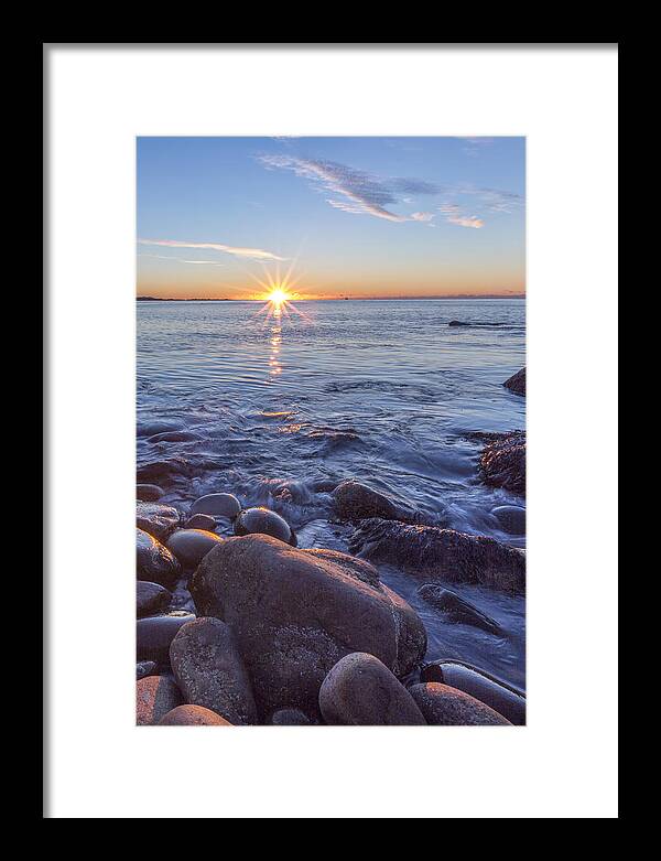 Vertical Framed Print featuring the photograph Mainly Water by Jon Glaser