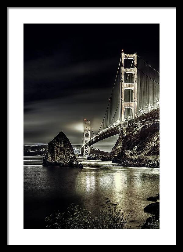 Golden Gate Bridge Framed Print featuring the photograph Majestic by Don Hoekwater Photography