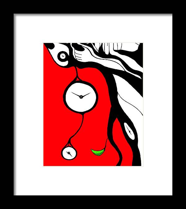 Tree Framed Print featuring the digital art Making Time by Craig Tilley