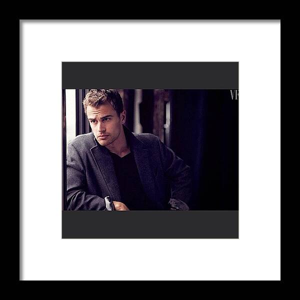 Four Framed Print featuring the photograph Man Crush Monday 😘
#mcm #theojames by Lauren Simmons