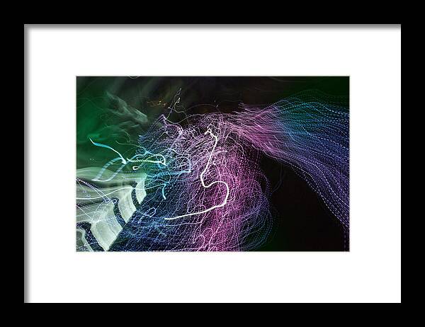 Abstract Framed Print featuring the photograph Man Move 0060 by David Davies