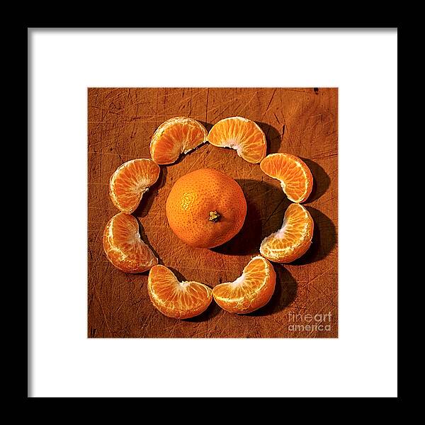 Photography Framed Print featuring the photograph Mandarin by Kaye Menner