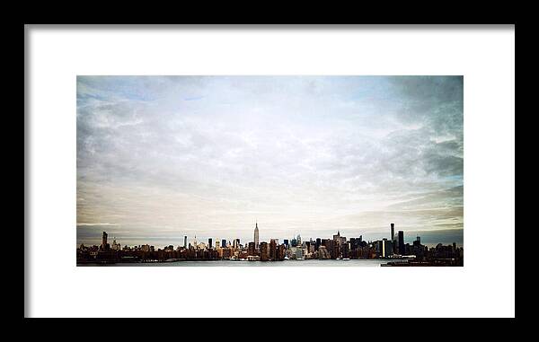 Skyline Framed Print featuring the photograph Manhattan NY by Natasha Marco