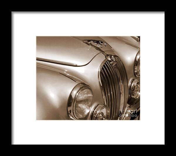 Jaguar Framed Print featuring the photograph Marcella's Jag by Michelle Constantine