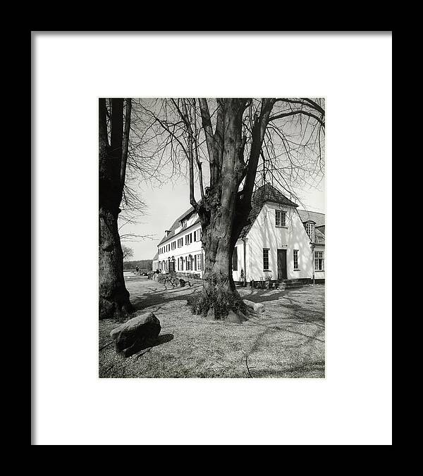 Mariannelund Kor Framed Print featuring the photograph Mariannelund Kor And Birch Trees by Pedro E. Guerrero