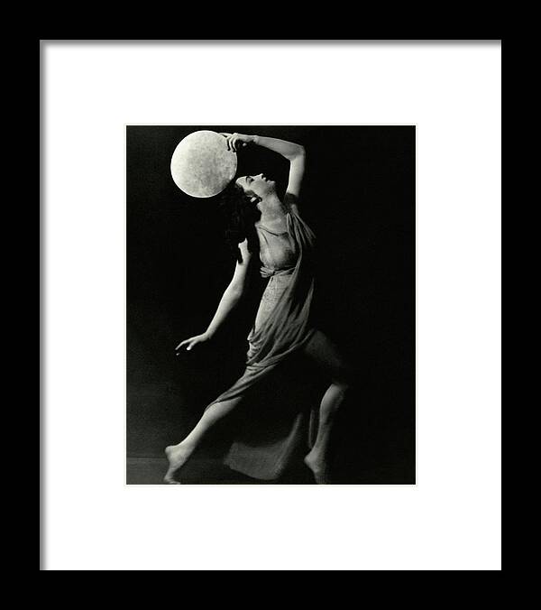 Dance Framed Print featuring the photograph Marion Morgan Holding A Circle by Arnold Genthe