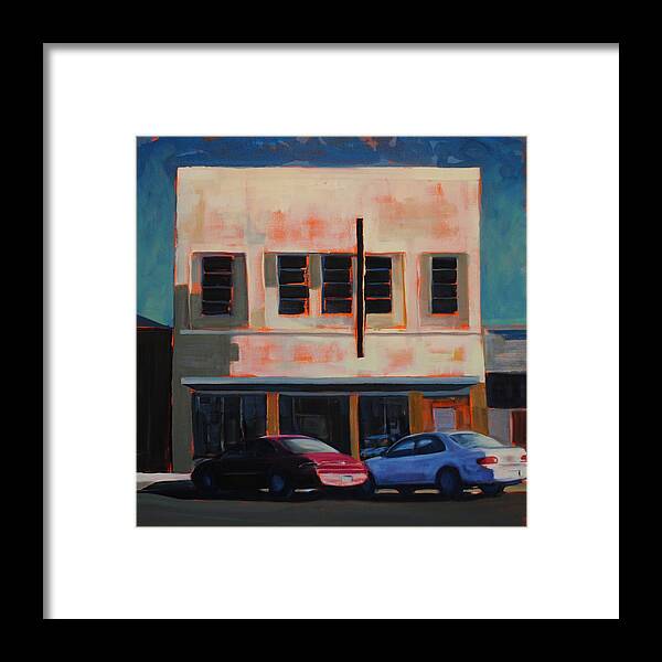 Pomona Framed Print featuring the painting Maroon by Richard Willson