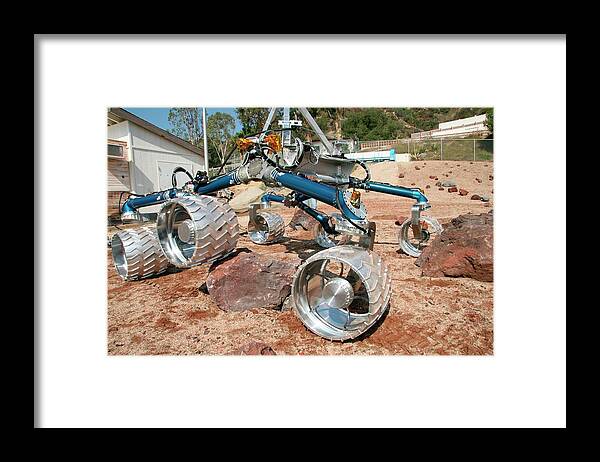 Mars Science Laboratory Framed Print featuring the photograph Mars Science Laboratory Testing by Nasa/science Photo Library