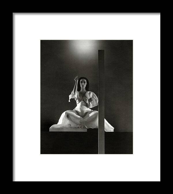 Dance Framed Print featuring the photograph Martha Graham In Primitive Mysteries by Edward Steichen
