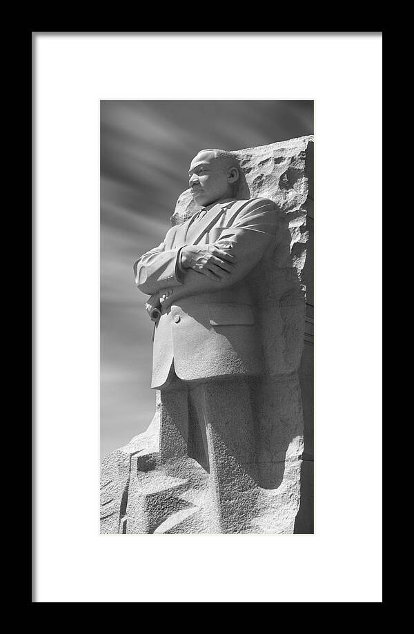 Landmarks Framed Print featuring the photograph Martin Luther King Jr. Memorial - Washington D.C. by Mike McGlothlen