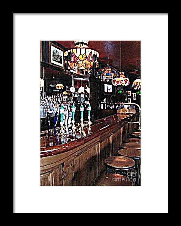 #photography Framed Print featuring the photograph Martins bar in DC 4718 002 by Kip Vidrine