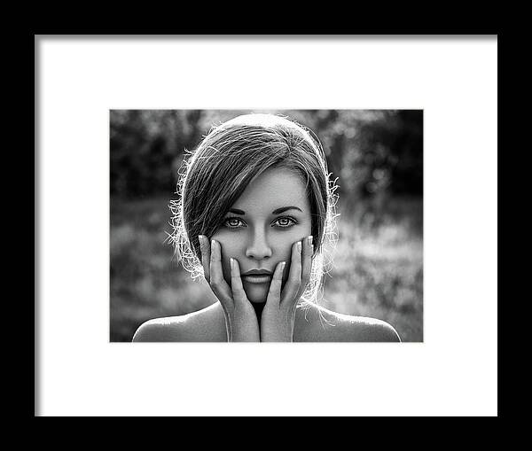 Portrait Framed Print featuring the photograph Mary by Alex Malikov