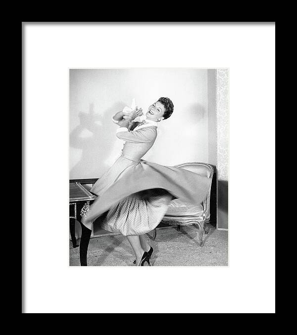 Actress Framed Print featuring the photograph Mary Martin Dancing by Horst P. Horst