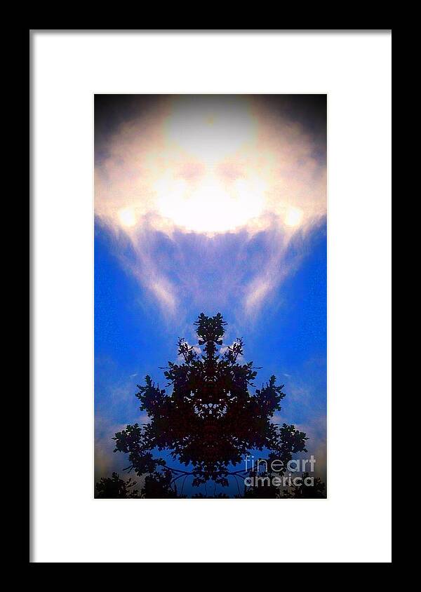 Clouds Framed Print featuring the photograph Masquerade by Karen Newell