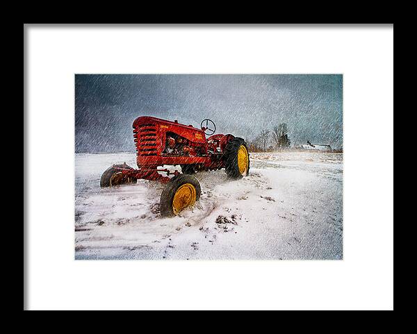 Transportation Framed Print featuring the photograph Massey Harris Mustang by Bob Orsillo