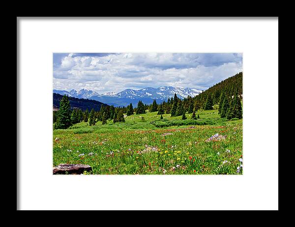 Rocky Mountains Framed Print featuring the photograph Massive Backdrop by Jeremy Rhoades