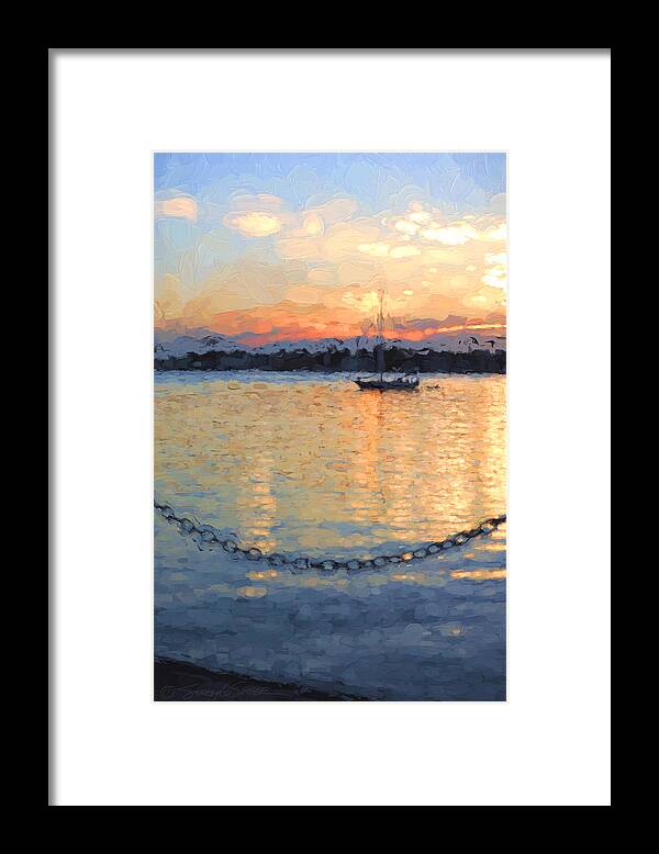 Matanzas Framed Print featuring the photograph Matanzas summer sunrise by Stacey Sather