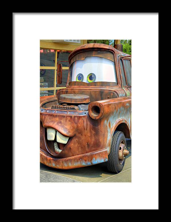 Tow Framed Print featuring the photograph Mater by Ricky Barnard