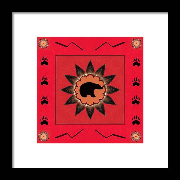 Sacred Framed Print featuring the photograph Mato Wakan . . Sacred Grizzly by I'ina Van Lawick
