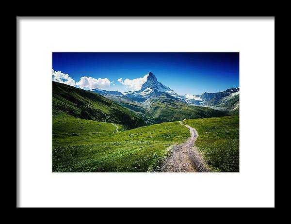 Landscape Framed Print featuring the photograph Matterhorn II by Juan Pablo De