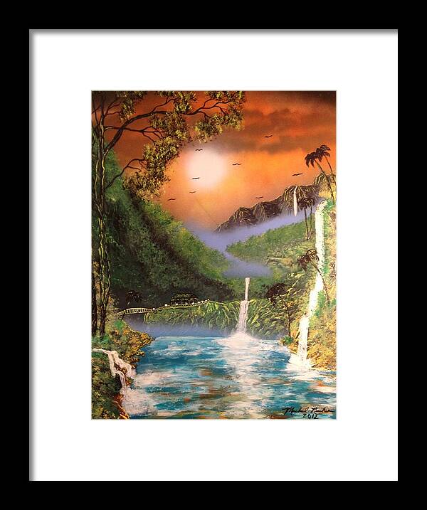 Maui Framed Print featuring the painting Maui by Michael Rucker