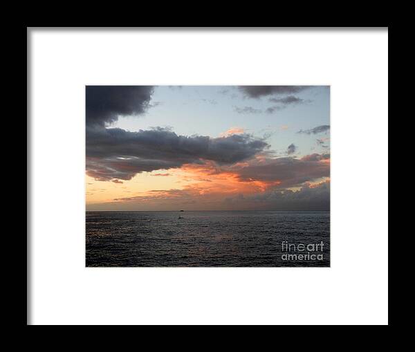 Sunset Framed Print featuring the photograph Maui Sunset by Fred Wilson