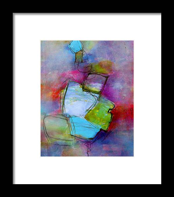 Katie Black Framed Print featuring the painting Maverick by Katie Black