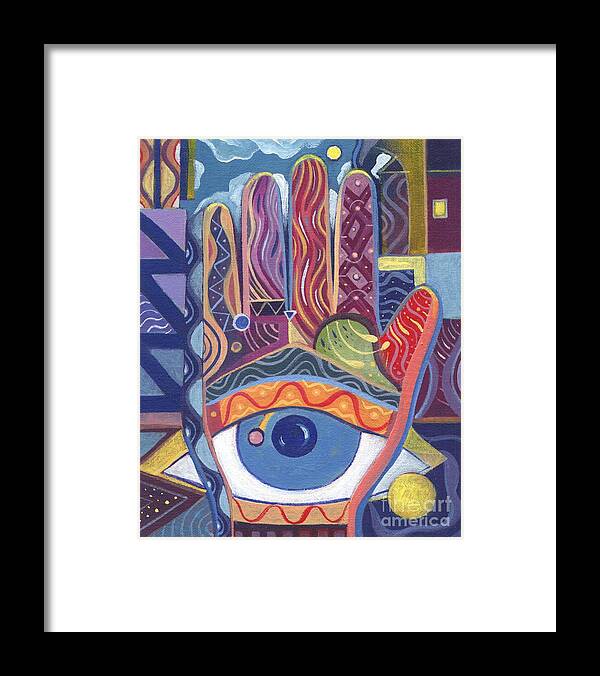 Visions Framed Print featuring the painting May You Realize Your Dreams by Helena Tiainen