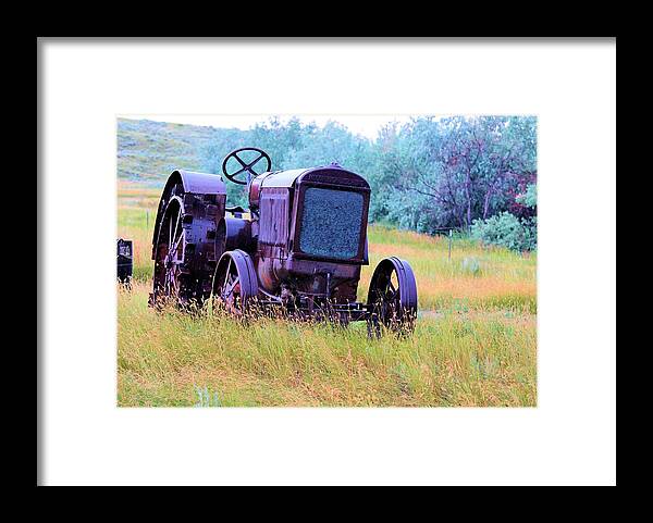 Montana Framed Print featuring the photograph McCormick Deering by Scott Carlton