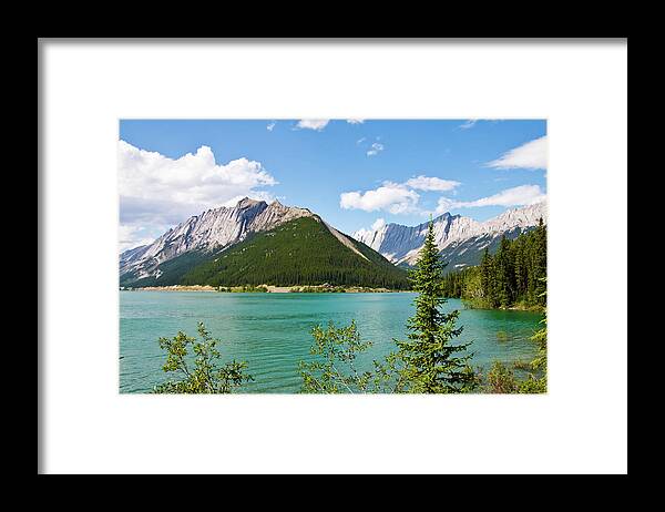 Scenics Framed Print featuring the photograph Medicine Lake In Summer by Klassen Images