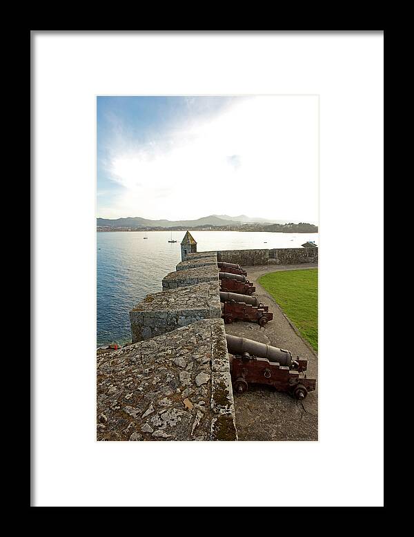 Security Framed Print featuring the photograph Medieval Walled Fort by Oliver Strewe