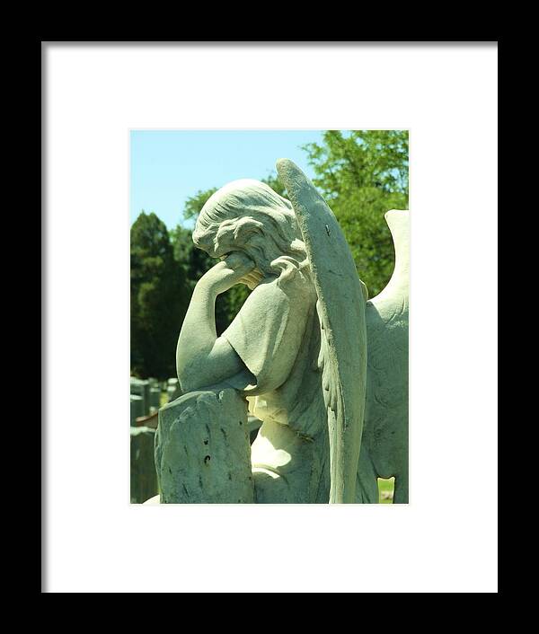 Angel Framed Print featuring the photograph Meditation by Cindy Fleener