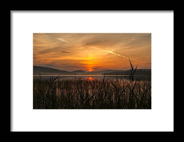 Sky Framed Print featuring the photograph Memories Of A Sunset by Rose-Maries Pictures