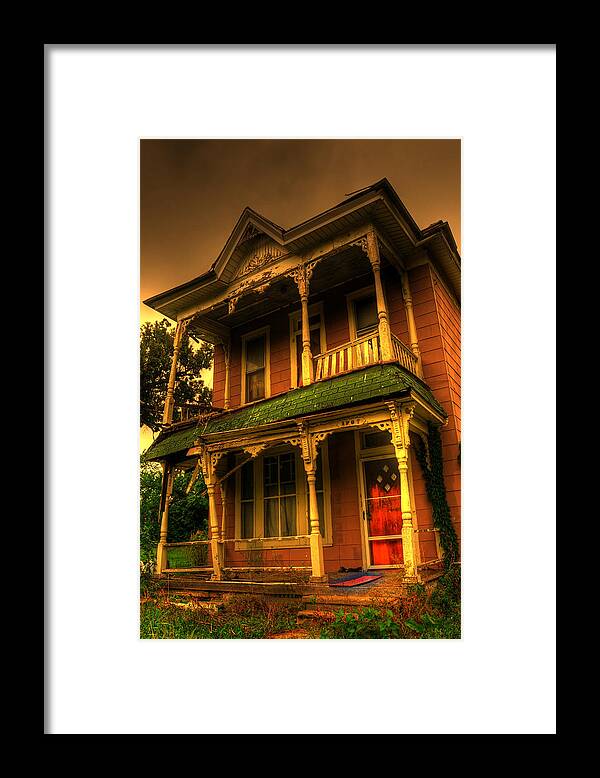 House Framed Print featuring the photograph Memories of Better Times by Don Wolf