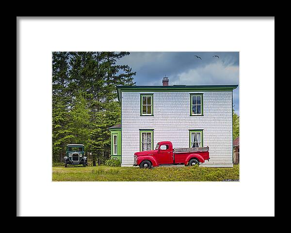 Lake Charlotte Framed Print featuring the photograph Memory Lane by Ken Morris