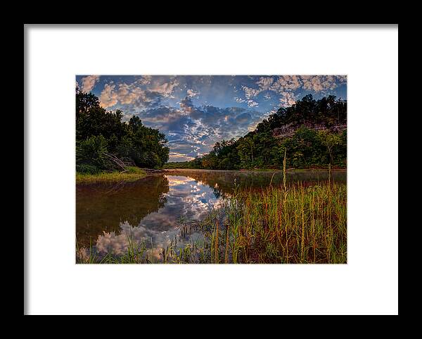 2012 Framed Print featuring the photograph Meramec River by Robert Charity