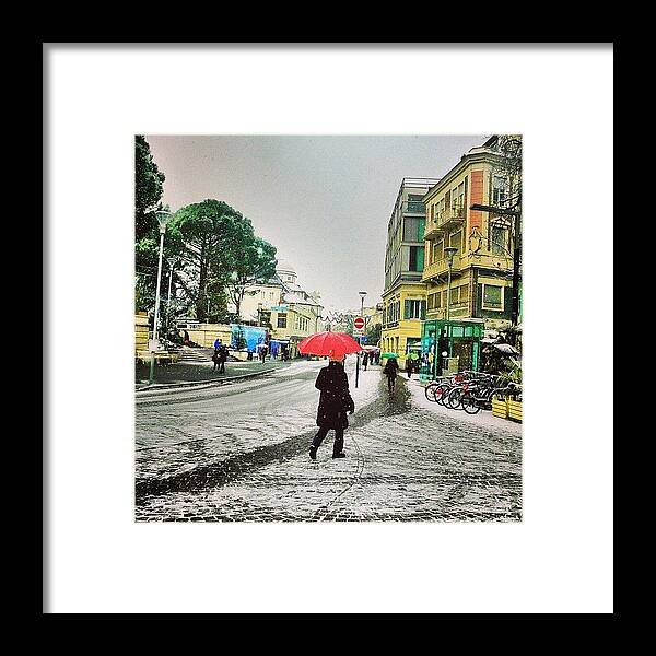 Snow Framed Print featuring the photograph Meran On The Mind by Faye Sanna