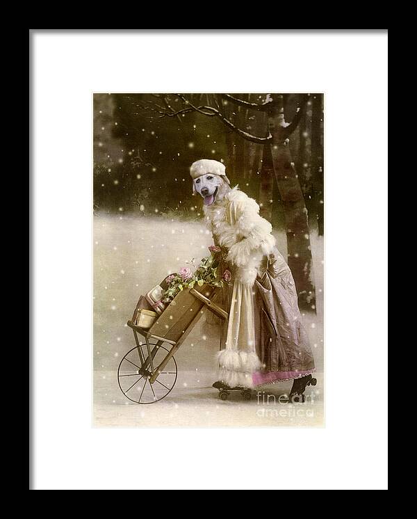 Christmas Framed Print featuring the digital art Merry Christmas by Martine Roch