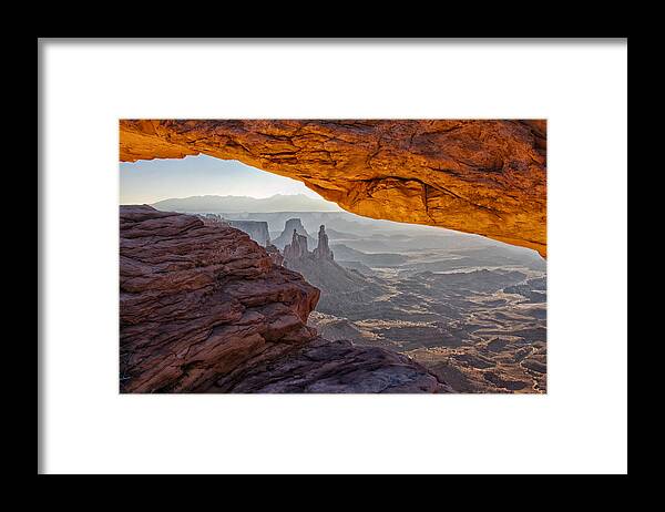 Mesa Arch Framed Print featuring the photograph Mesa Arch by Mark Kiver