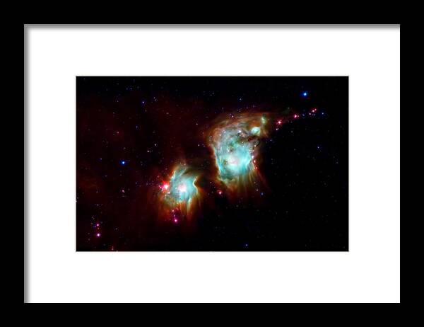 Nasa Images Framed Print featuring the photograph Messier 78 Star Formation by Jennifer Rondinelli Reilly - Fine Art Photography