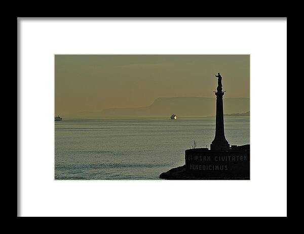 Architecture Framed Print featuring the photograph Messina Entry by Joseph Yarbrough