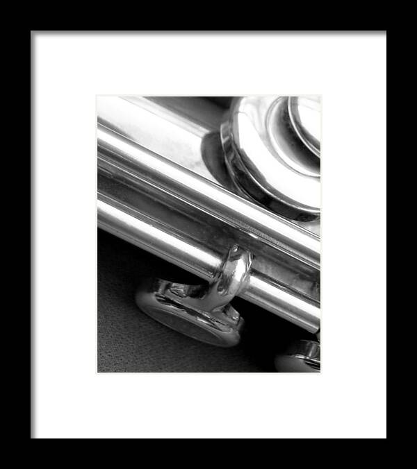 Musical Instruments Framed Print featuring the photograph Metallic by Lisa Phillips