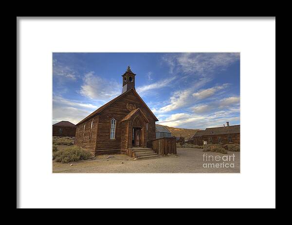 Travel Framed Print featuring the photograph Methodist Church in Bodie by Crystal Nederman