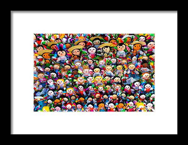 Travel Framed Print featuring the photograph Mexican Dolls by John Shaw
