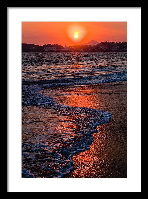 Mexico Framed Print featuring the photograph Mexico Sunset by Tommy Farnsworth