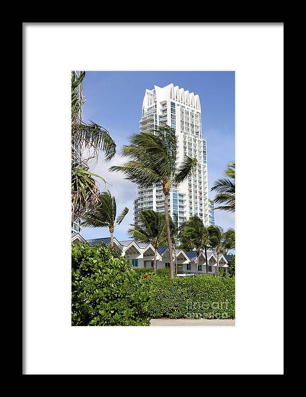Architecture Framed Print featuring the photograph Miami South Beach Architecture by Christiane Schulze Art And Photography